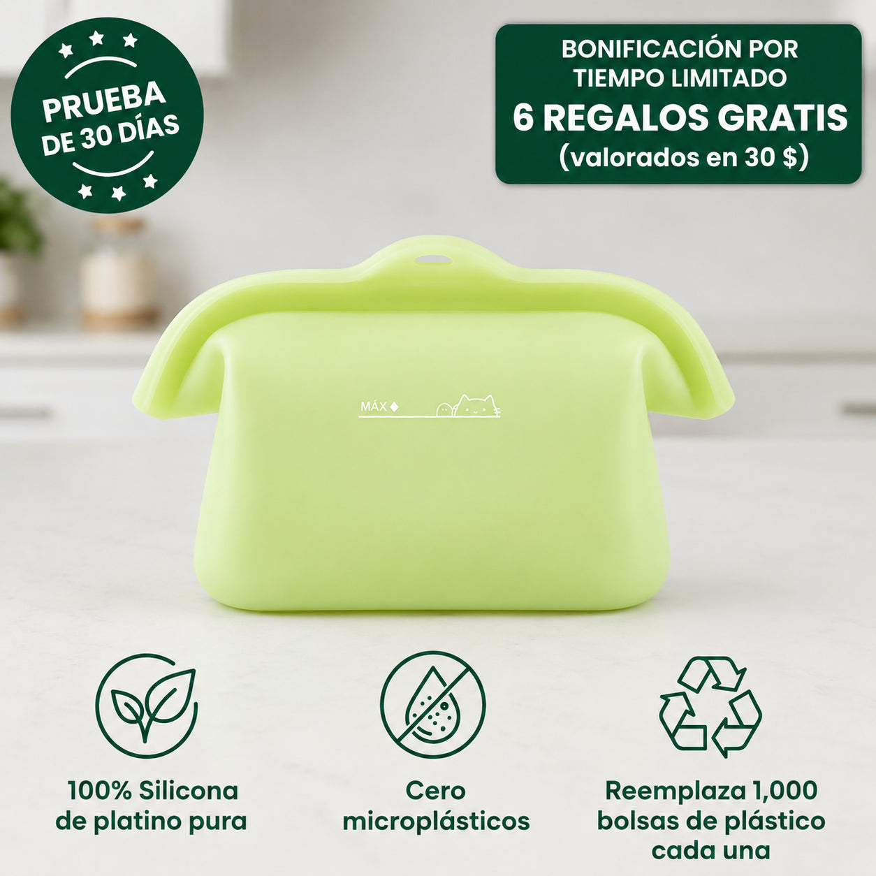 FreshKeep 4 tazas (1 litro)