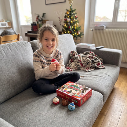 Calendrier de l'Avent Dumpling Squishy 2026 – le coffret ouvert
