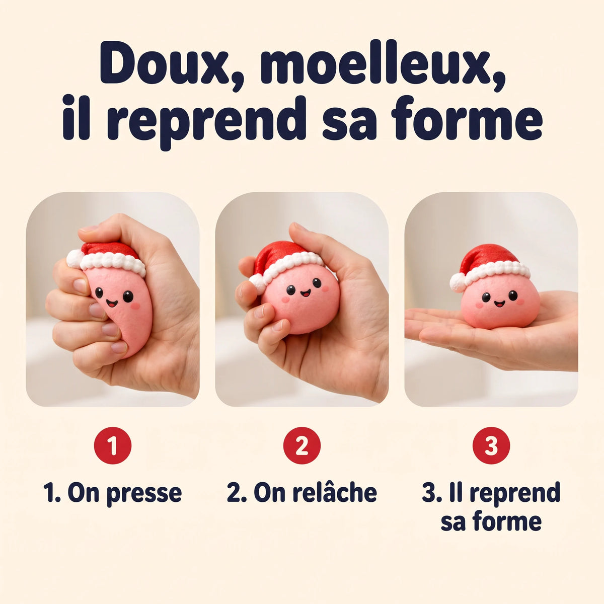 Calendrier de l'Avent Dumpling Squishy 2026 – les 24 squishy, un par case