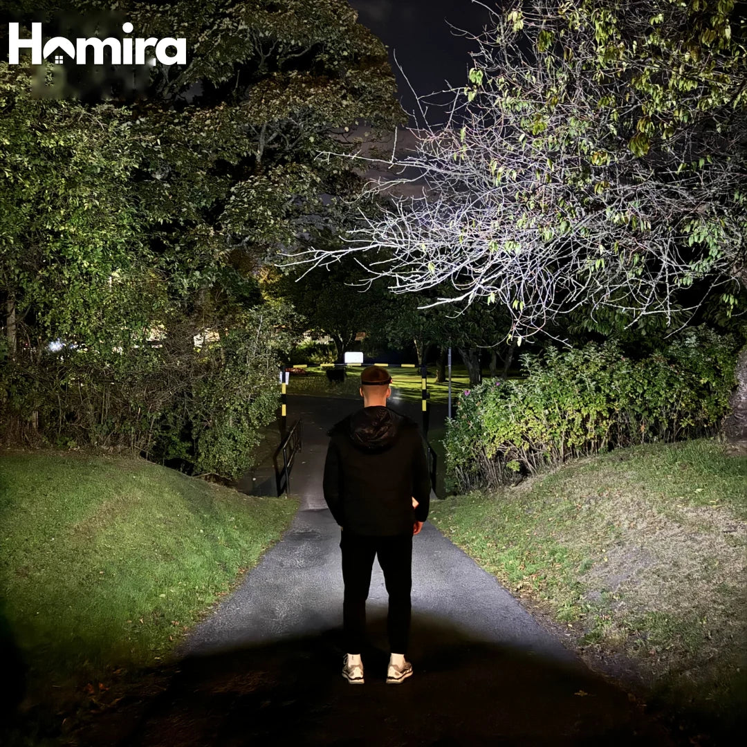Lampe Frontale LED 2.0 – chemin éclairé de nuit